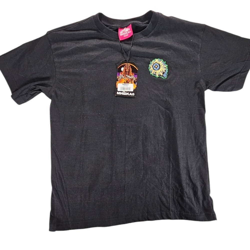 NWT Mishka Eyeball BMX Black T Size Medium - Picture 2 of 6